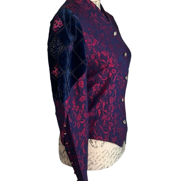 C’estbien High Fashion Victorian Jacket Purple Multicolor Size Unknown - Picture 2 of 9